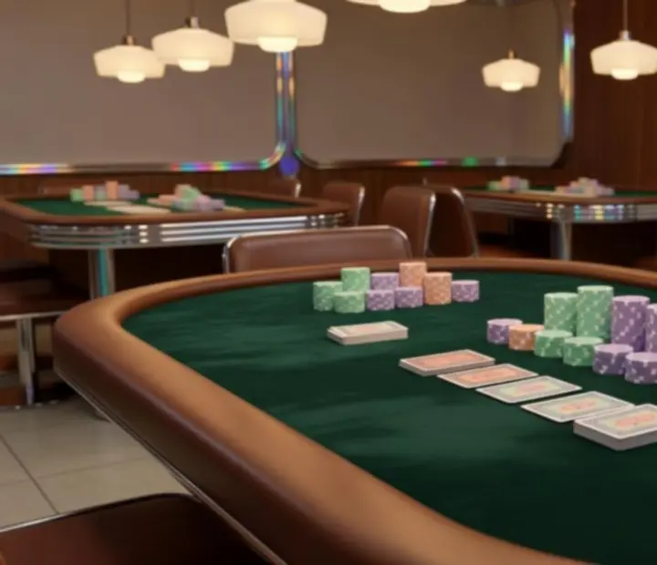 Atmosfera przy pokerowym stole podczas wieczoru eventowego Velastranova